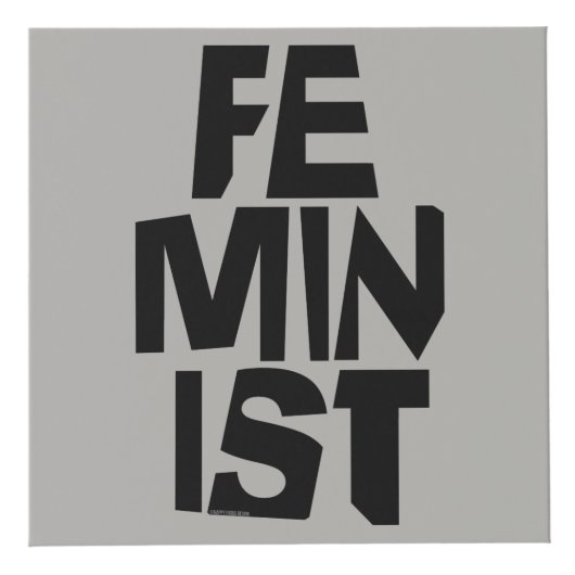 Cube Photo Femme égale imitation de fille féminine féministe (Devant)