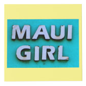 Cube Photo fille maui mermaid vert (Droite)