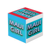 Cube Photo fille maui mermaid vert (Angle arrière)