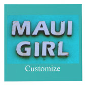 Cube Photo fille maui mermaid vert (Devant)