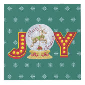 Cube Photo Flèches de neige de Noël (Devant)