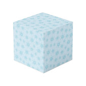 Cube Photo Fléchettes de neige, Bleu glacé, Fléchettes de nei (Angle arrière)
