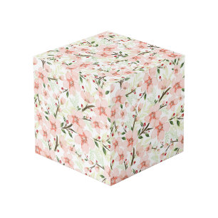 Cube Photo Fleurs roses
