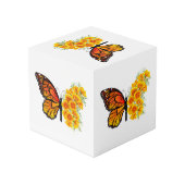 Cube Photo Flower Butterfly with Yellow California Poppy (Angle arrière)