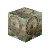 Cube Photo française chic, Paris, rustique, collage, victorie (Angle devant)