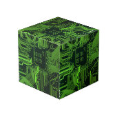 Cube Photo Geek de la carte de circuit électronique Nerd PCB  (Angle arrière)