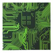 Cube Photo Geek de la carte de circuit électronique Nerd PCB  (Devant)