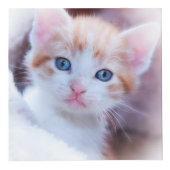 Cube Photo Glitter Rose Or huile Fancy Monogramme (Droite)