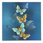 Cube Photo Golden butterflies (Droite)