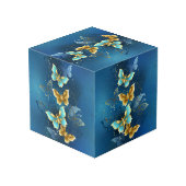 Cube Photo Golden butterflies (Angle arrière)