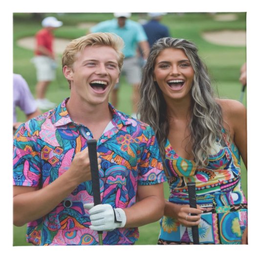 Cube Photo Golf Photo Customize Personalize (Devant)