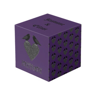 Cube Photo Gothic Ravens et Black Heart Custom Photo upload