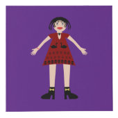 Cube Photo Gothique Halloween Vampire Lady Custom (Devant)