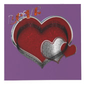 Cube photo Heart Magic Purple (Devant)