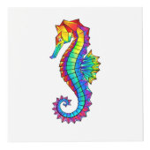 Cube Photo Hippocampe polygonal arc-en-ciel (Droite)