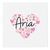 Cube Photo I love Aria (Droite)