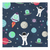 Cube Photo illustration de motif spatial (Devant)