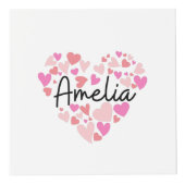 Cube Photo J'aime Amelia (Devant)