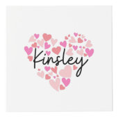 Cube Photo J'aime Kinsley (Droite)