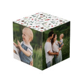 Cube Photo Joy moderne Red Berry Botanique Noël 3 Photo (Angle arrière)