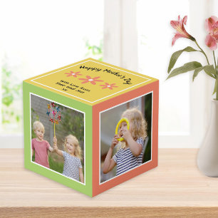 Cube Photo Joyeuse Fête des Mères Personnalisée Jolie Multi P