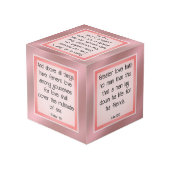 Cube Photo La Bible en amour (Angle arrière)