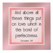 Cube Photo La Bible en amour (Devant)