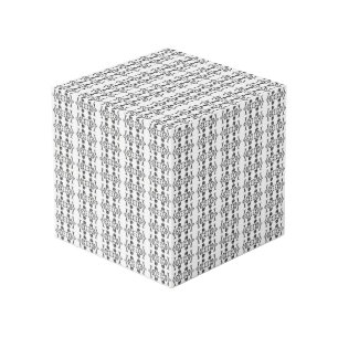 Cube Photo L'amour de la nature : la typographie avec un Rose
