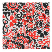 Cube Photo L'art populaire ukrainien motif floral abstact (Droite)