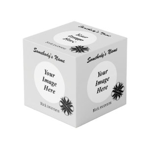 Cube Photo Le ruban de fermeture noire par Kenneth Yoncich