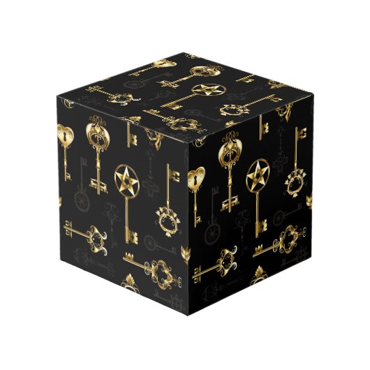 Cube Photo Les Patters de Seamless avec Golden Keys (Angle devant)