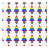 Cube Photo Lesbiennes Arbre de Noël arc-en-ciel et présents (Droite)