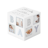 Cube Photo Lettres de bloc bébé moderne Grille photo Collage  (Angle devant)