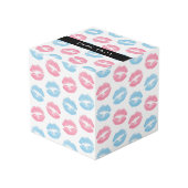 Cube Photo Lèvres Roses, Lèvres Bleues, Baiser, Votre Nom, Pe (Angle arrière)