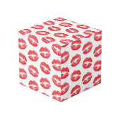 Cube Photo Lèvres Rouges, Motif De Lèvres, Rouge Lèvres, Bais (Angle arrière)