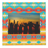 Cube Photo Lignes de formes tribales (Droite)