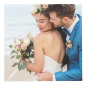 Cube Photo LOVE Mariage de script blanc (Droite)