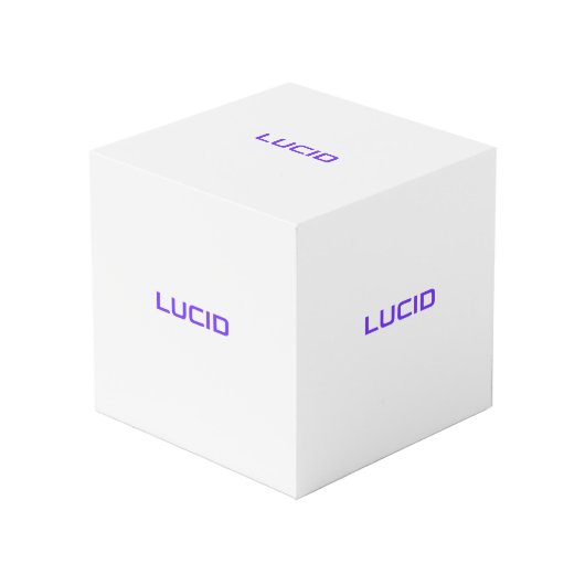 Cube photo LUCID (Angle devant)