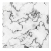 CUBE PHOTO MARBRE BLANC - (Devant)