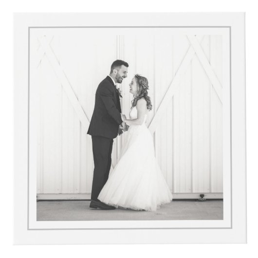 Cube Photo Mariage NOM DE couple PHOTOS Sans date (Droite)