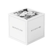 Cube Photo Mariage NOM DE couple PHOTOS Sans date (Angle arrière)