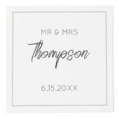 Cube Photo Mariage NOM DE couple PHOTOS Sans date (Devant)
