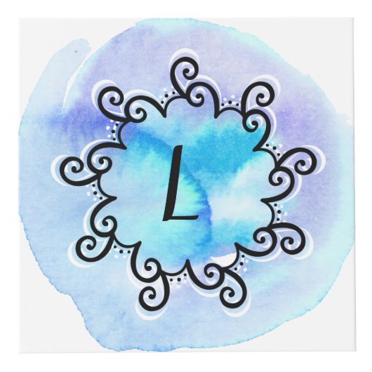 Cube Photo Médallion de l'océan (Devant)