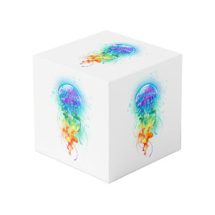 Cube Photo Méduse arc-en-ciel