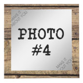 Cube Photo Meilleur papa jamais dans des photos rustiques enc (Droite)