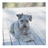 Cube Photo Mémorial personnalisé de chien (Droite)