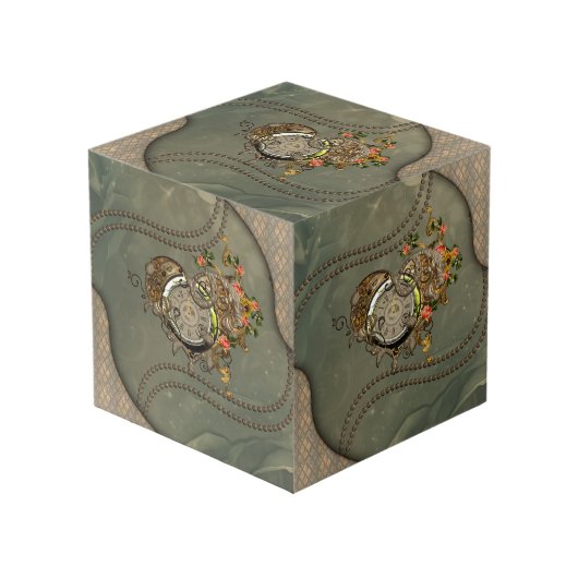 Cube Photo Merveilleuse horloge vapeur (Angle devant)