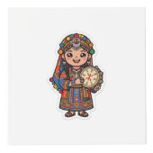 Cube Photo Mignon Kawaii Amazigh Ber (Devant)
