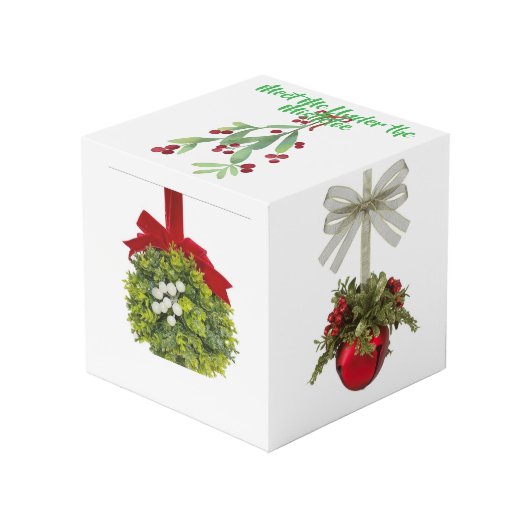 Cube Photo mistletoe (Angle devant)