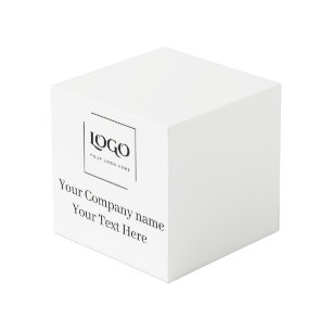 Cube Photo Modèle de logo personnalisé élégant